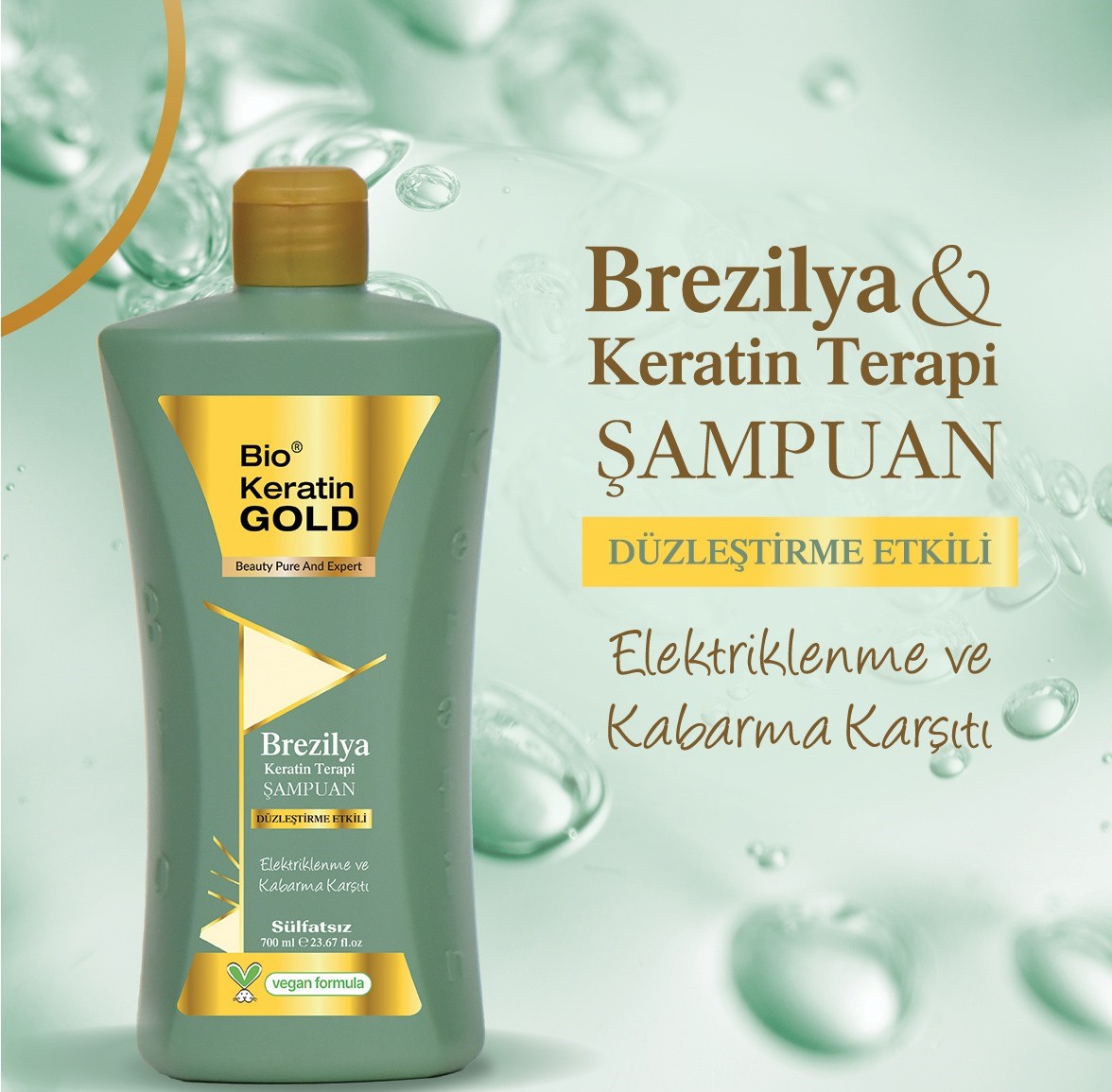 Brezilya&Keratin Terapi Sülfatsız Şampuan 700 ml