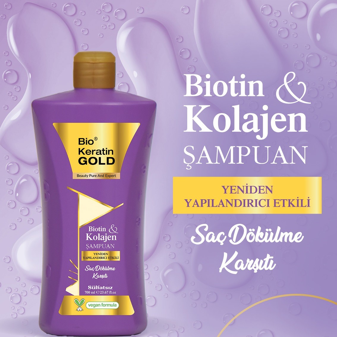Biotin&Kolajen Saç Dökülme Karşıtı Sülfatsız Şampuan 700 ml