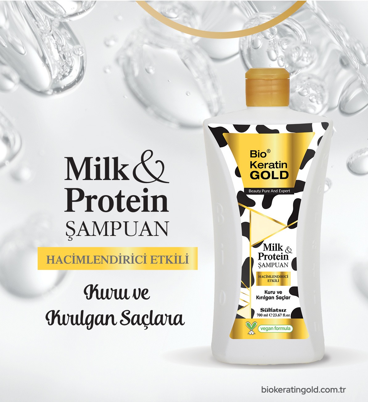 Milk & Protein Sülfatsız Şampuan 700 ml